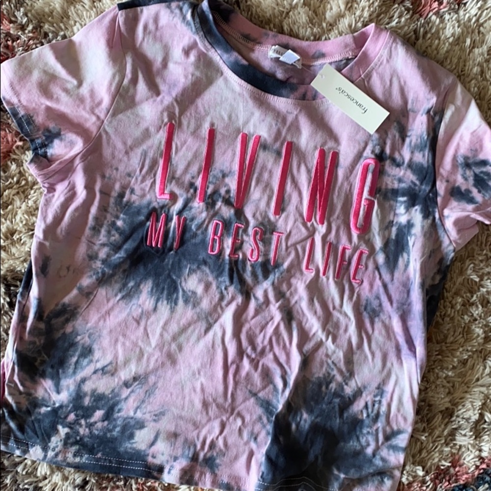New tie dye tee. L